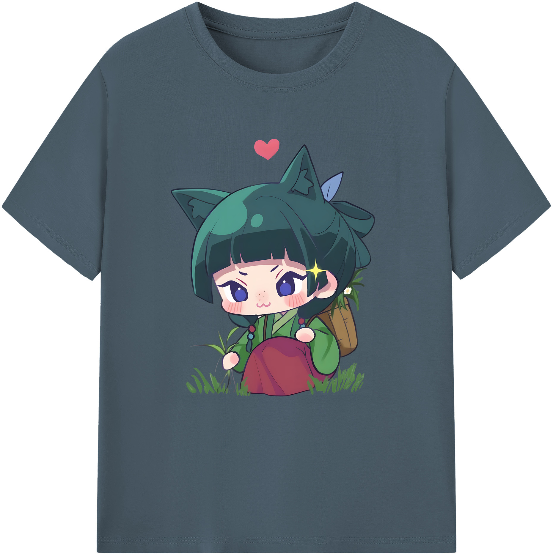 （画像用） 薬屋のひとりごと The Apothecary Diaries 綿100％半袖Tシャツ（フロントプリント）